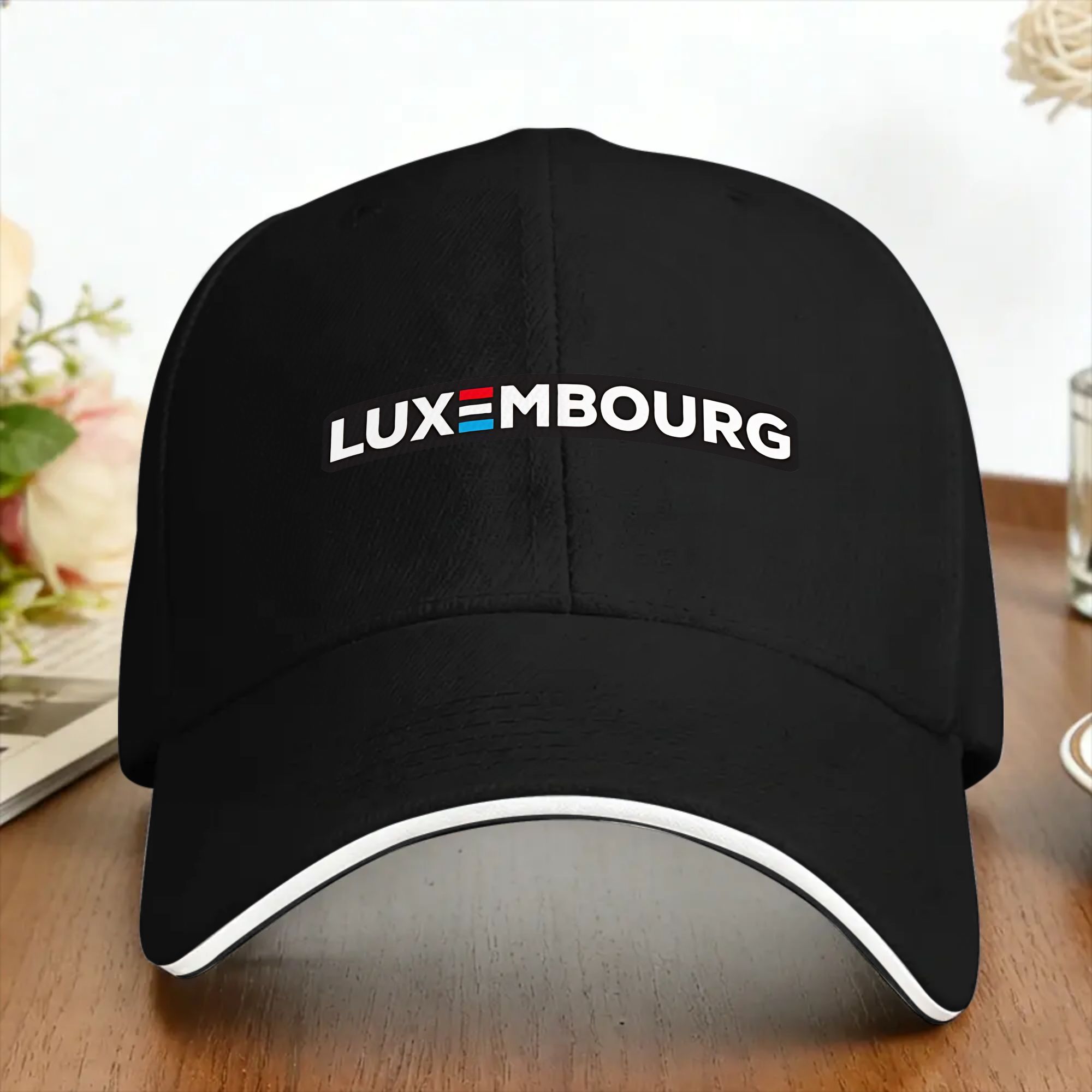 Outdoor Sport Luxembourg - Topi Bisbol Bendera Nasional Luksemburg dengan