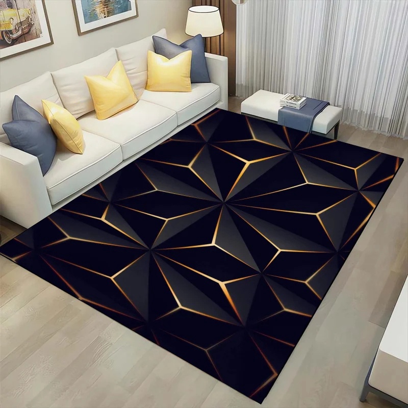 Karpet geometris 3D karpet lam - Outdoor Sport Live ulasan dan harga