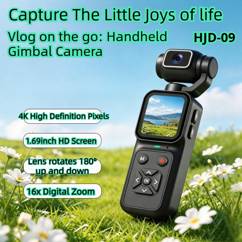 Kamera Vlogging 4K HJD-09 180  - Outdoor Sport Live ulasan dan harga